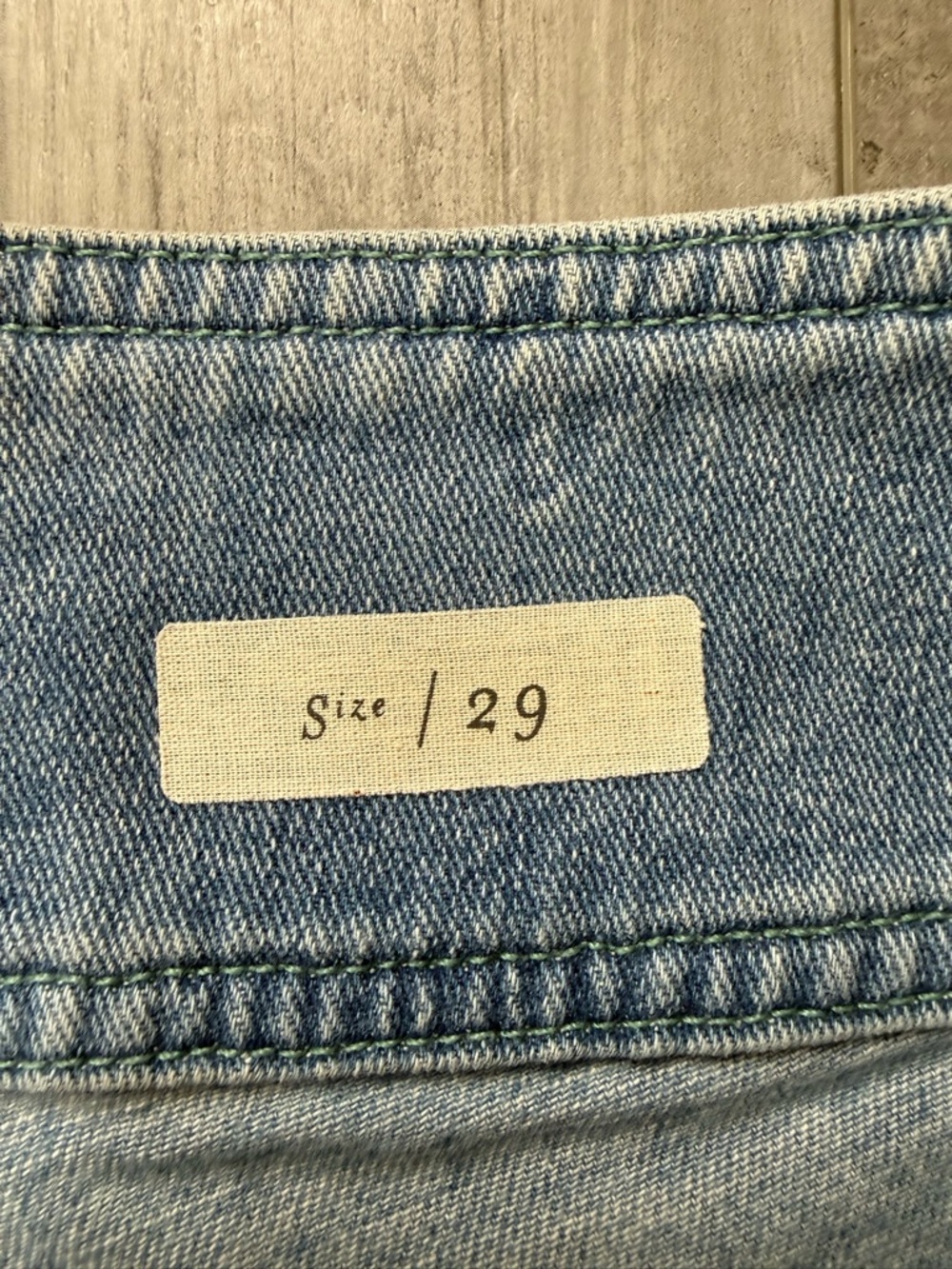 Pilcro & The Letterpress Anthropologie Jeans 29 High Rise Utility Crop Denim - Picture 4 of 15
